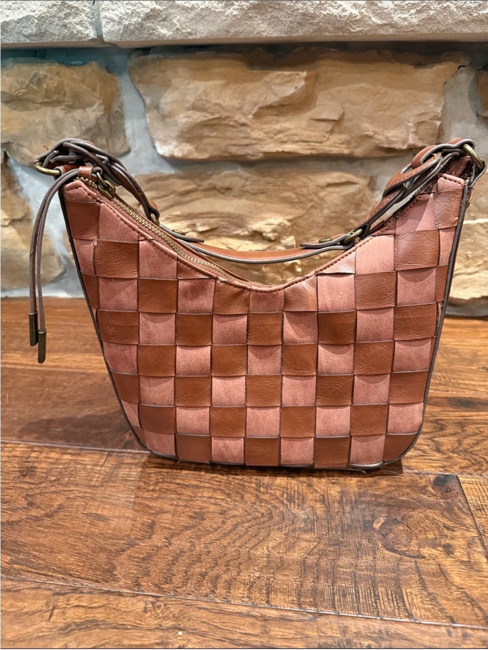 Woven Shoulder Bag